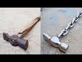 Cross Peen Hammer Restoration with Surprising Chain Handle