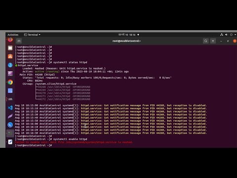 How to Fix Failed to start httpd service unit is masked