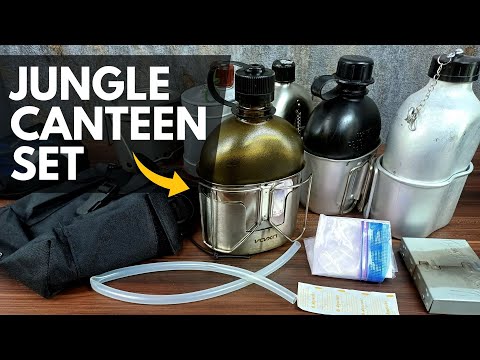 Building a Complete Self-contained Water Canteen Set for Bushcraft & Survival