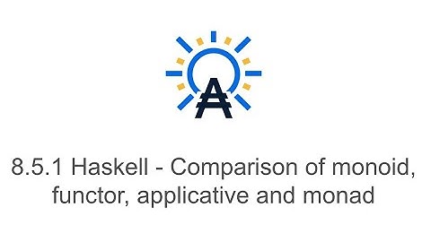 Comparison of monoid, functor, applicative and #monad in #haskell