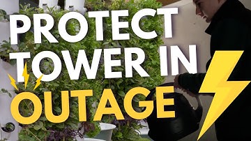 How to keep your Tower Garden system alive in a power cut or pump failure
