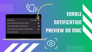 How to Enable Notification Preview on Mac