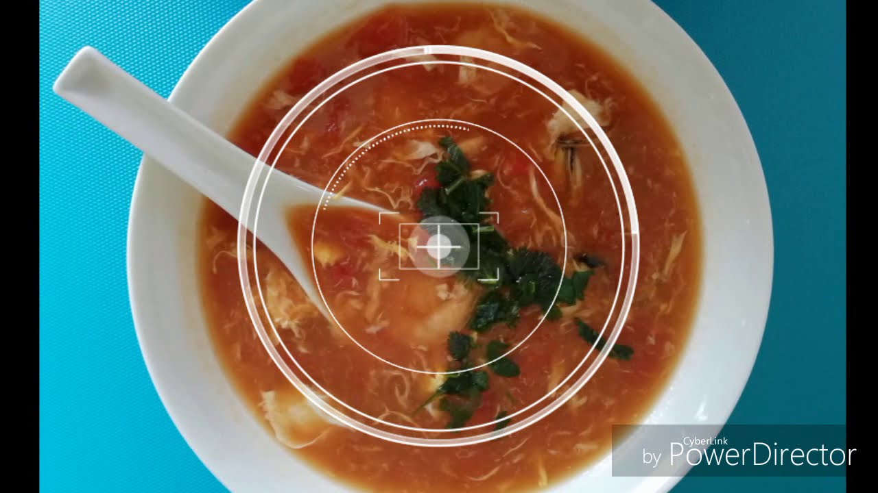 ⁣Chinese-Style Hangover Seafood soup  in 5 minutes.  / Острый суп от похмелья.