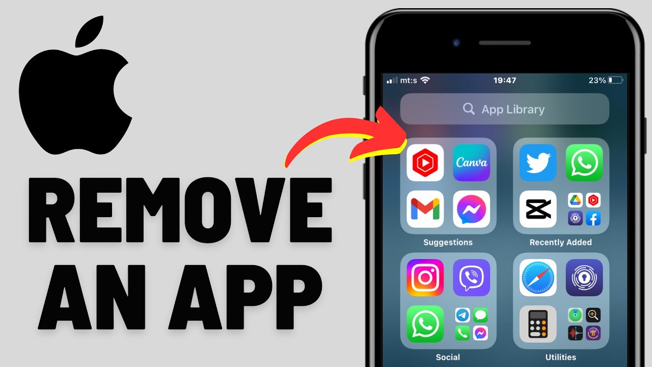 How To Remove App From App Library YouTube