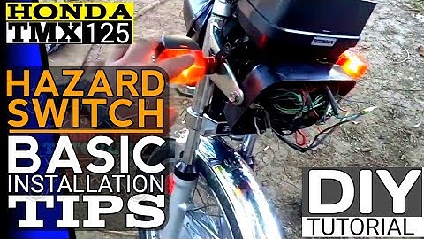 #155 | Hazard Switch sa TMX125 Alpha, Panoorin kung pano i-install
