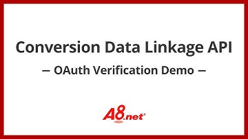 A8.net Conversion Data Linkage API – OAuth Verification Demo
