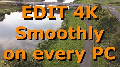 Edit 4K drone video with a much smoother editing experience, Proxy files! Vegas Pro