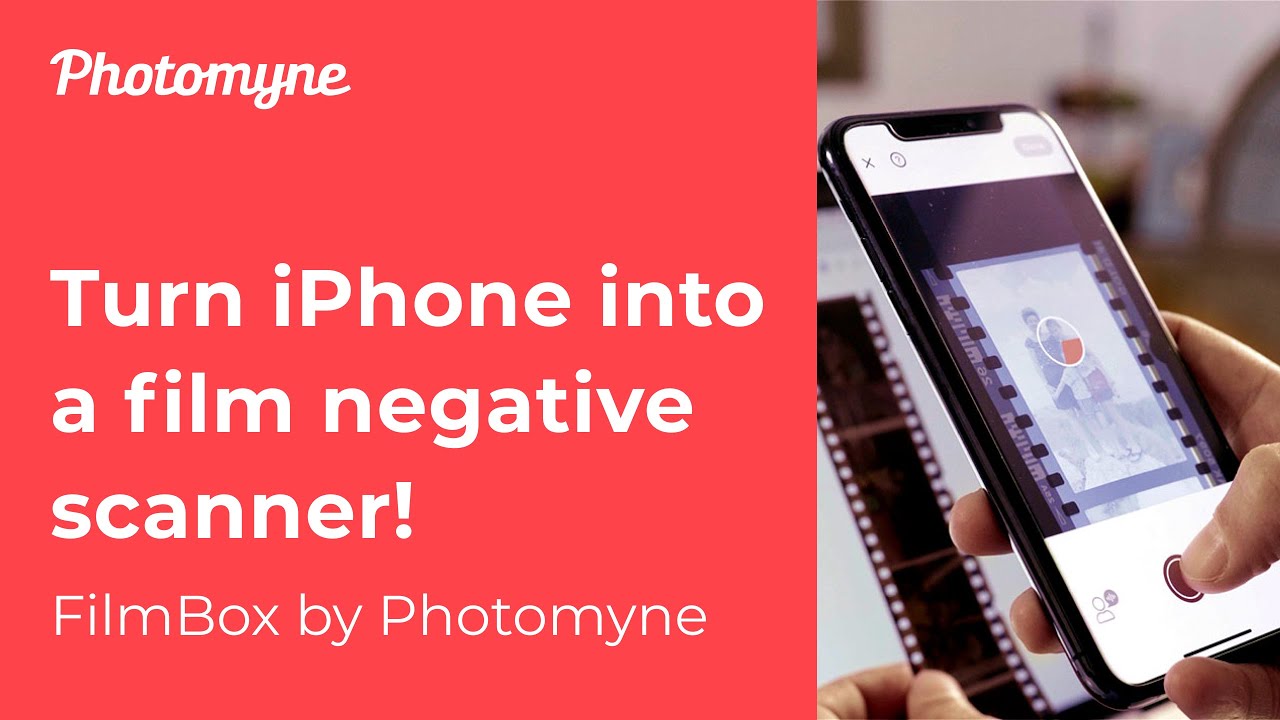 Turn iPhone into a Film Negative Scanner! FilmBox by Photomyne - YouTube