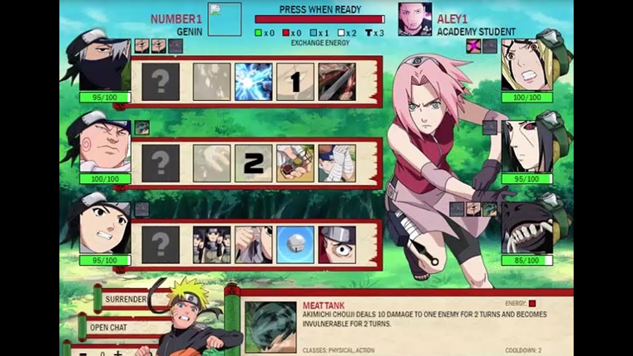 Naruto Arena Playing with Young Kakashi, Chouji and kin/ Unlocking Jirobo 2021