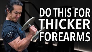 How to Get Thicker Forearms & Bigger Arms - OLD SCHOOL DUMBBELL EXERCISE