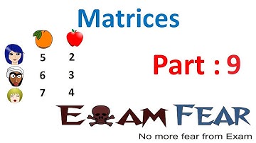 Maths Matrices class 12 part 9 (Addition of matrices) CBSE Mathematics XII