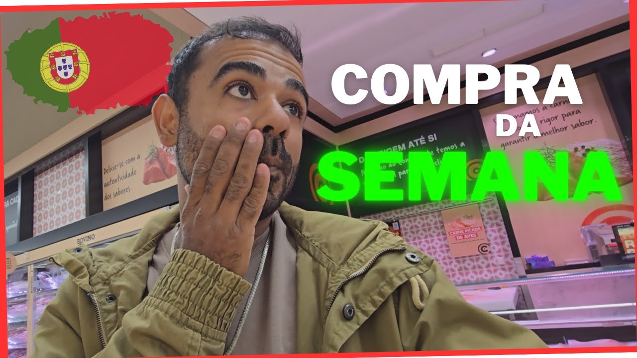 COMPRAS DA SEMANA EM PORTUGAL EM 2024 -  PREÇOS NO MERCADO.