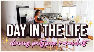 2022 DAY IN THE LIFE OF A MOM! CLEANING MOTIVATION + BIRTHDAY PARTY PREP @BriannaK  Homemaking