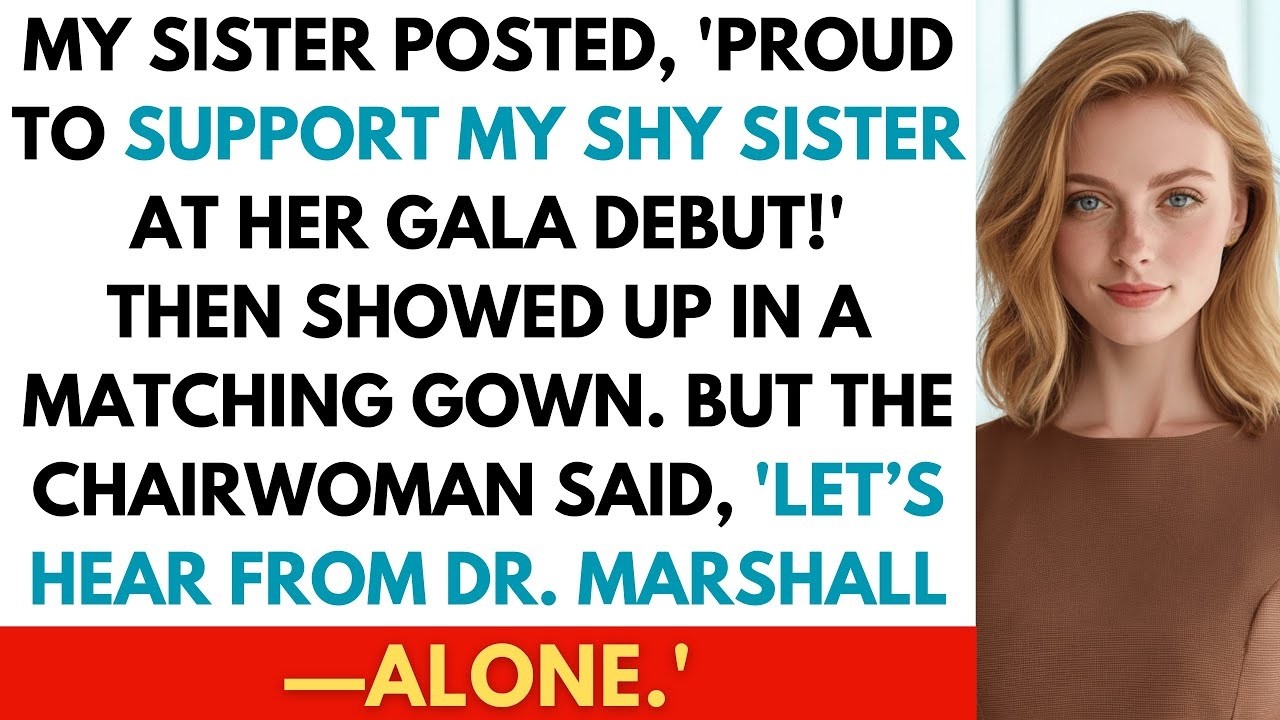 My Family Said I’d Embarrass Myself—Then Sent My Sister to Replace Me at the $10M Charity Gala