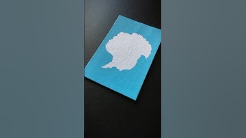 ANTARCTICA 🇦🇶 Flag Drawing #antarctica #flagsdrawing #posca