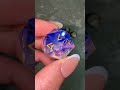 The collision of blue, purple and white #dicegoblin #dice #dnd
