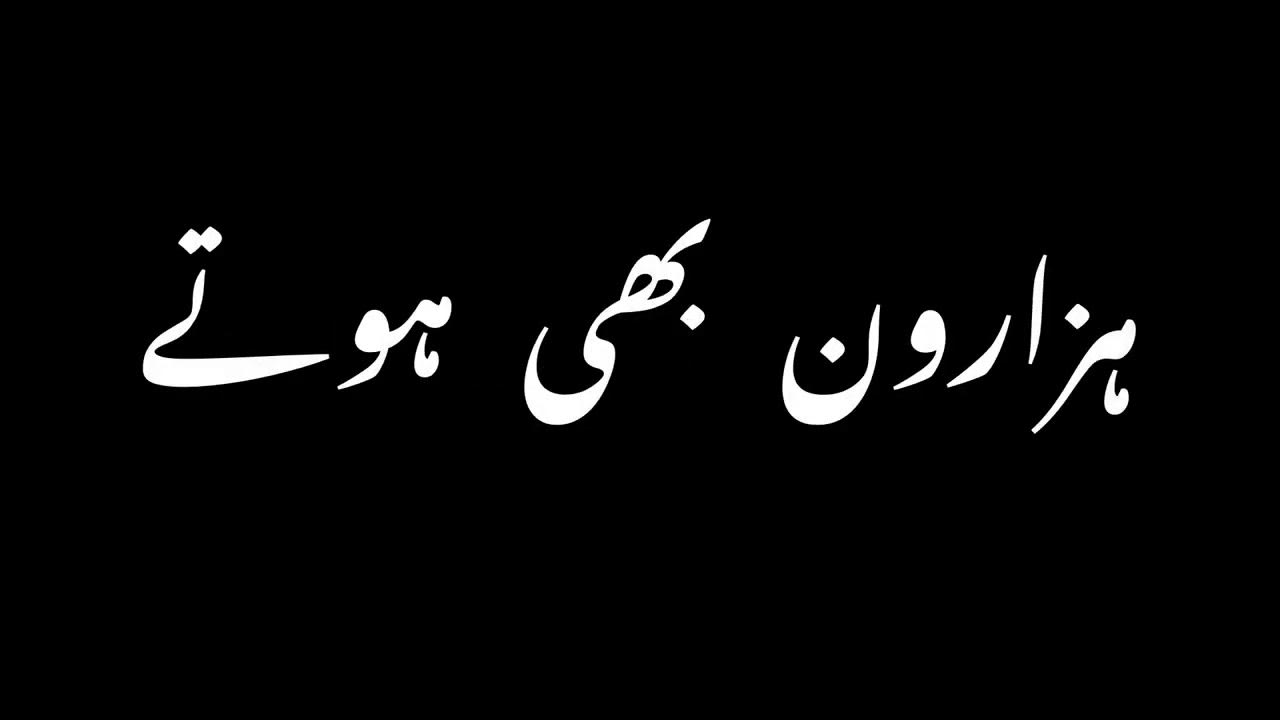 mila tha ek dil 🥰 ️😉 Black schreen statue Urdu lyrics song Status 