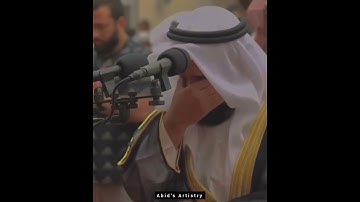 Thumbnail of Ya Rab | Praying with Crying | Shaikh Mishari Al Afasy | Beautiful Nasheed | Abid's Artistry #dua