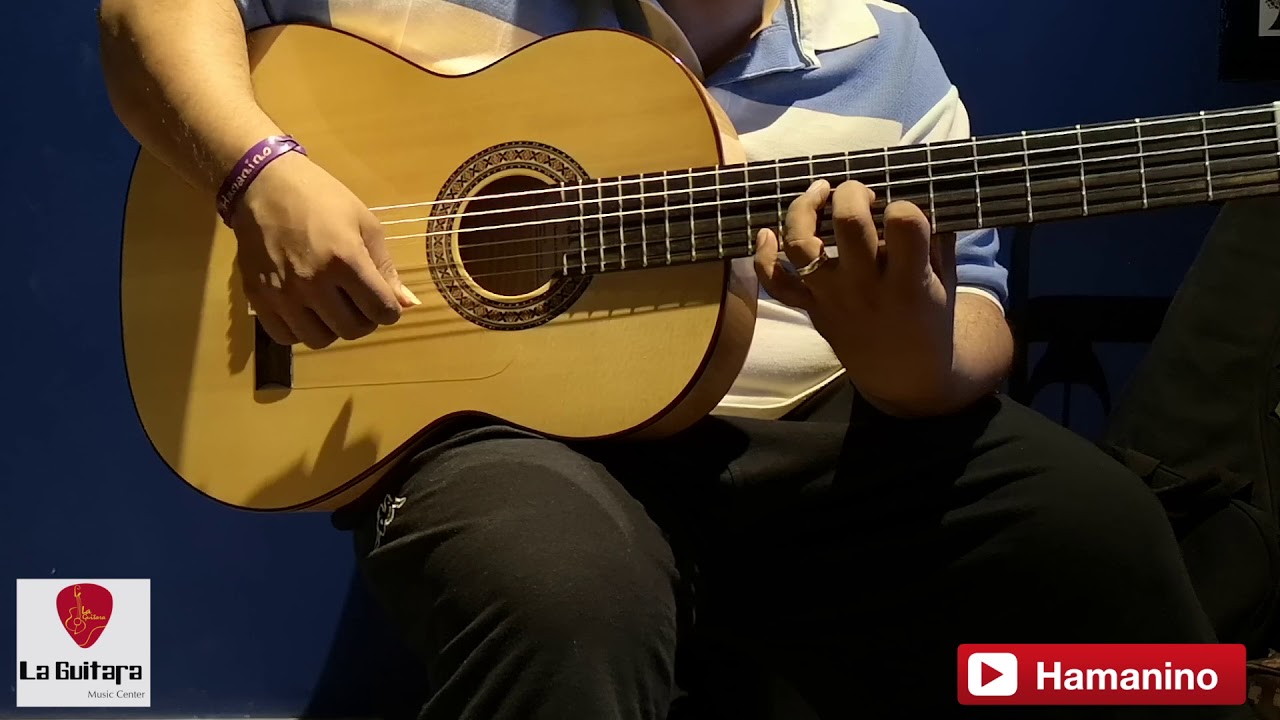 الدرس الثاني للمبتدئين تمرين على مقطوعة جميلة جدا للتدرب على الجيتار بشكل مبسط جدا مع المترنوم