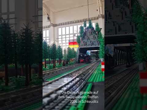Dampflokparade auf dem Bauspielbahn-Treffen #lego #schkeuditz #BSBT2026