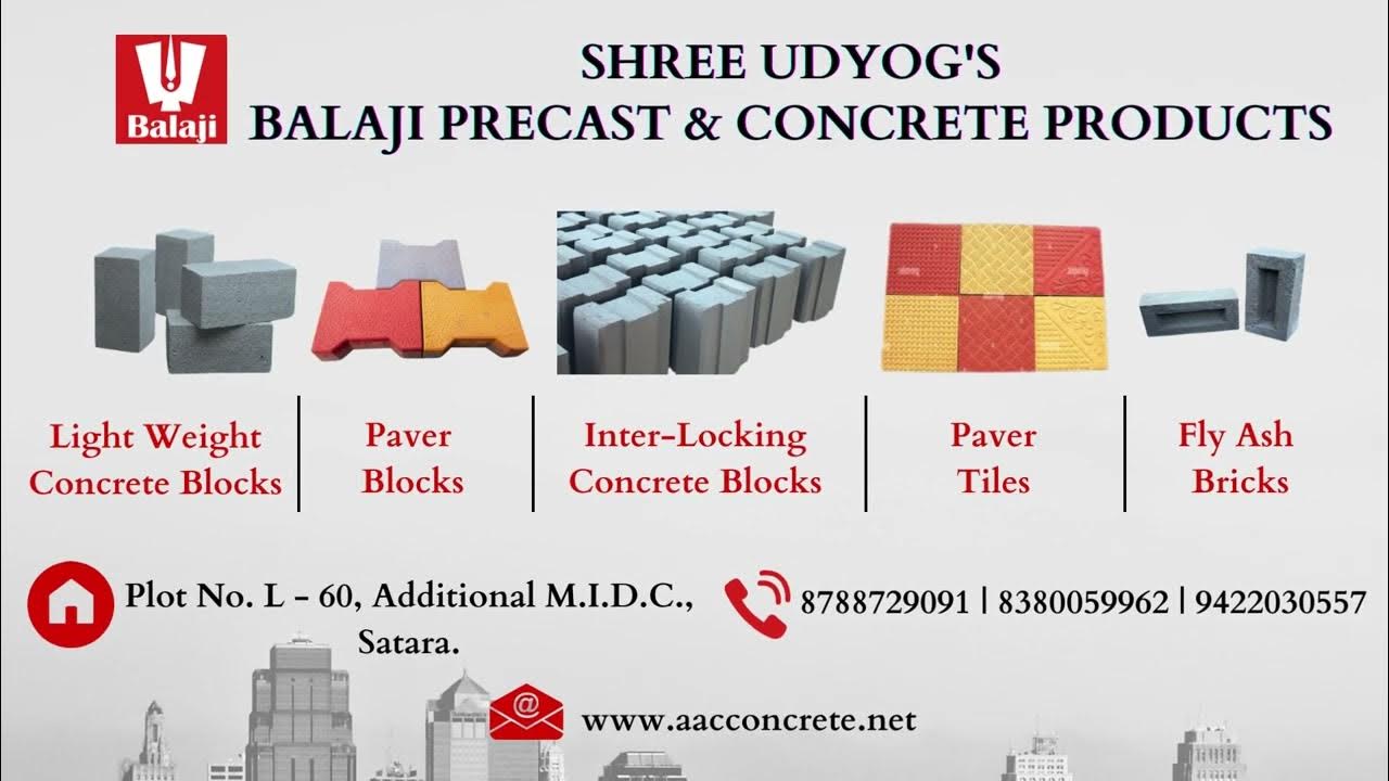 Shree Udyog's Balaji Precast & Concrete Products, Satara YouTube