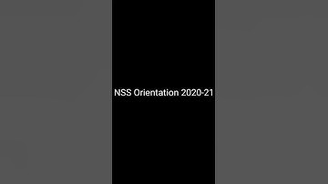 Nutan NSS orientation programme
