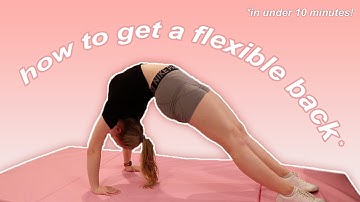Get a Flexible Back FAST - Stretches for Cheer, Dance, Yoga // beginner-friendly ☺️
