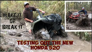 2021 Honda rubicon 520...seeing if it can hang with the XMR 1K and fourtrax 300