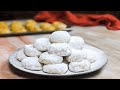 Kourabiedes Greek Butter Cookies Κουραμπίεδες με Λάδι και Βούτυρο 