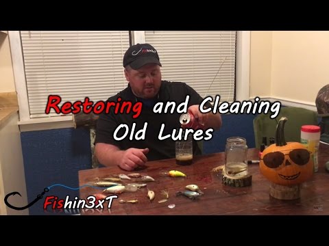 Restoring Old Lures With Coca-Cola And Citric Acid 