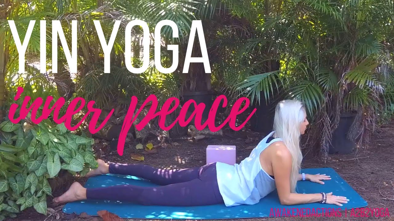 Yin Yoga for Inner Peace (15 min yoga) Yin Yoga and Affirmations YouTube