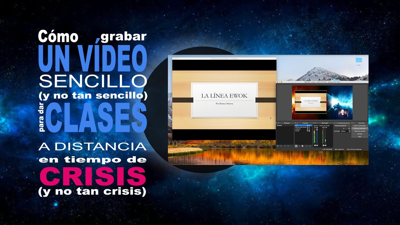 Tutorial OBS para impartir clases a distancia - YouTube