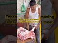 Expert Nasir vai removing extra fats from the meat #foryou #extrafat #loosefat #backfat  #fatgain