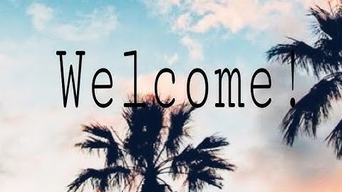 Welcome to my channel | intro + outro || alourqa