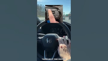 Honda Hacks! Here’s how to utilize Adaptive Cruise Control! #honda #hondahacks