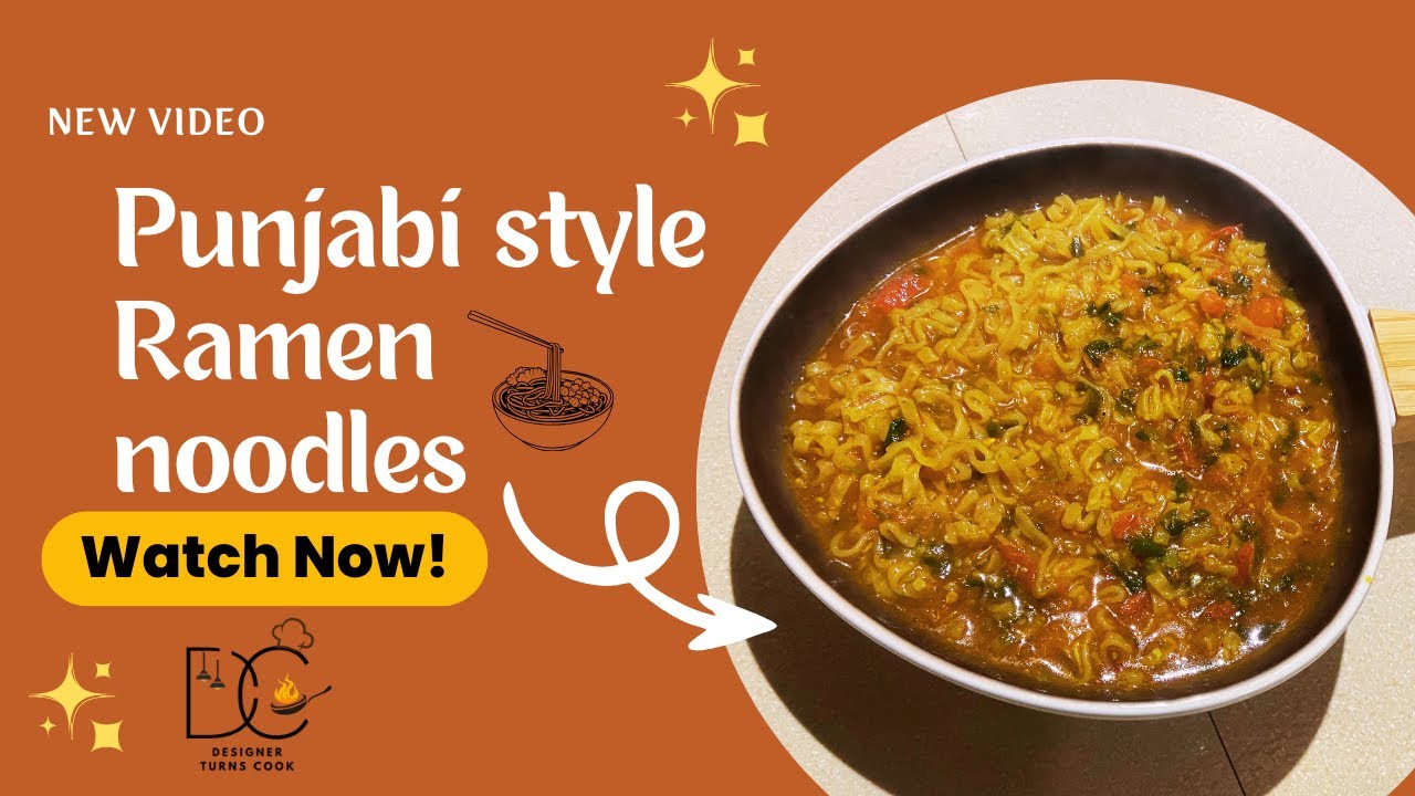 🔥 Punjabi Style Ramen Noodles | Desi Twist on Instant Noodles 🍜