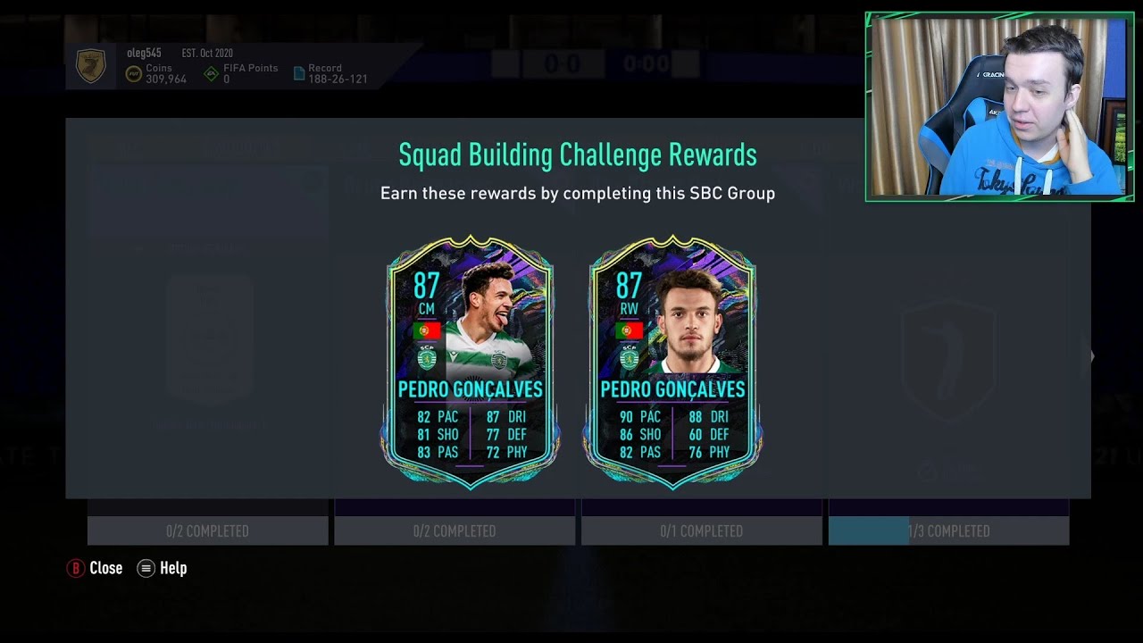 ПЕДРУ ГОНСАЛВЕШ (87) ДВУХ ВЕРСИЙ (ПФА/ЦП) В ИПК! (FIFA 21 ULTIMATE TEAM)