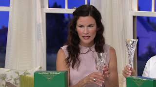Lenox S/2 6 oz. Hand Cut Irish Crystal Fluted Glasses on QVC