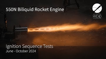 550N Biliquid Battleship Rocket Engine - Ignition Testing
