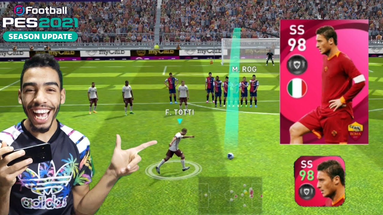 iconic moment TOTTI 98 Rated Review 🔥 is he good? pes 2021