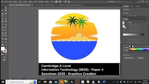 A Level IT 9626 Specimen 2025 Paper 4 - Graphics