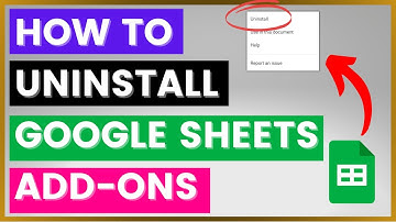 How To Uninstall Google Sheet Add-ons? [in 2025] (Uninstall Google Sheets Extensions)