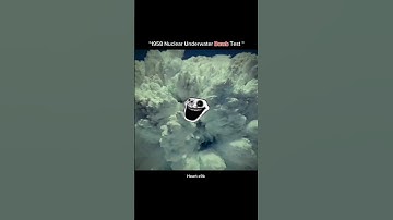 1958 Nuclear Underwater Bomb Test 🥶🔥 #shorts #usa #newyork #america #bomb #test #danger #viralshort