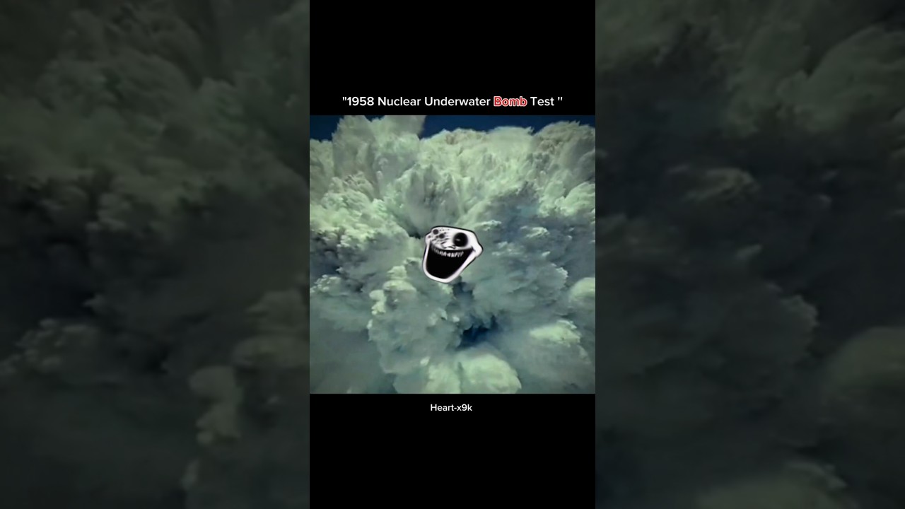 1958 Nuclear Underwater Bomb Test 🥶🔥 