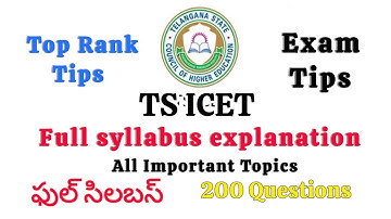 Icet syllabus and Tips for exam 2025 #tsicet #icet #icetexam #icetsyllabus #tips #apicet  #icet