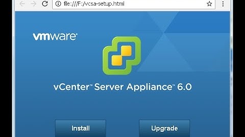 How to install vCenter Server Appliance 6 0 Update 2