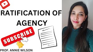 RATIFICATION OF AGENCY IN TAMIL  #lawsubjects #contractlaw #lawintamil #businesslaw