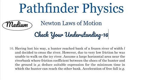 Pathfinder Solutions | NLM Check Your Understanding-16 | Jee Advanced Physics