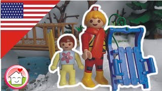 Playmobil Movie Sledding - children's film from The Hauser Family