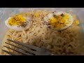 ramen noodles 🍜 with soft boiled egg🥚
